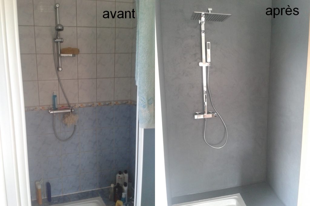 Résine Carrelage Salle De Bain Avant Après